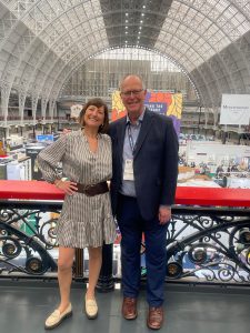 Hannah Tovey and Chris Porter, Marketing Collaborator, Kukla UK, Photo credit: Kukla UK.
