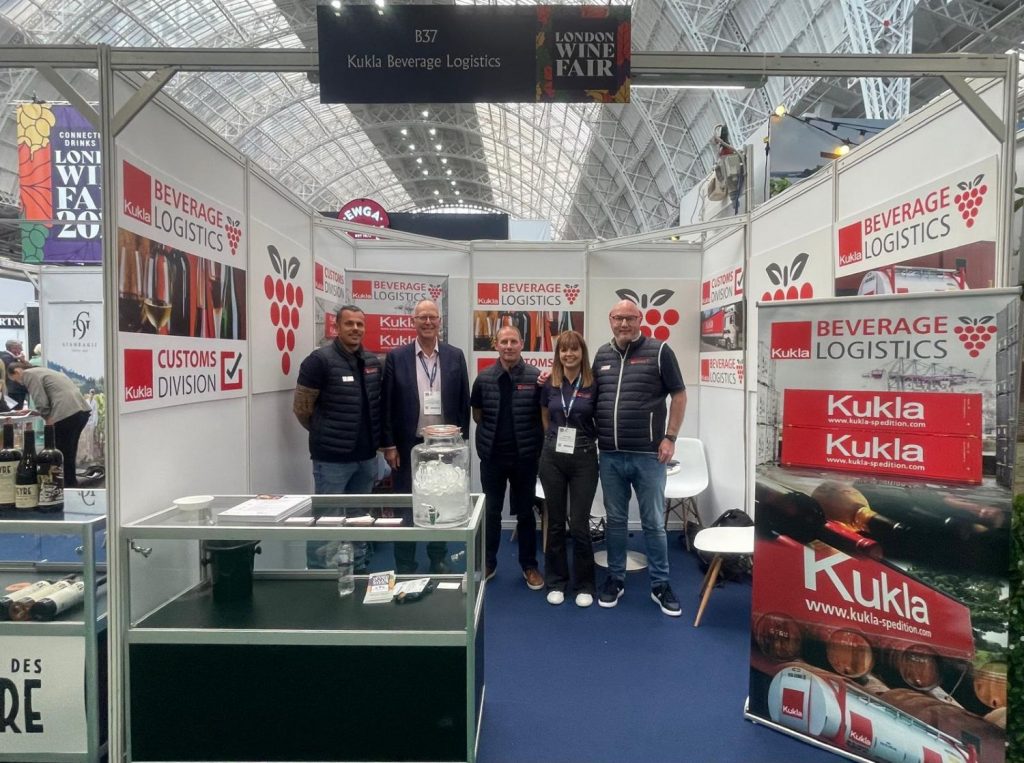 Kukla Uk Team at the London Wine Fair 2025